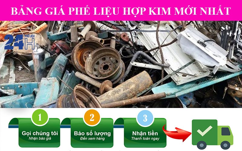 Bảng giá phế liệu hợp kim tại Muaphelieu24H