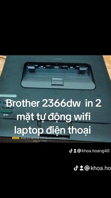 Máy in wi-fi Brother 2366 dw máy nét chất lượng