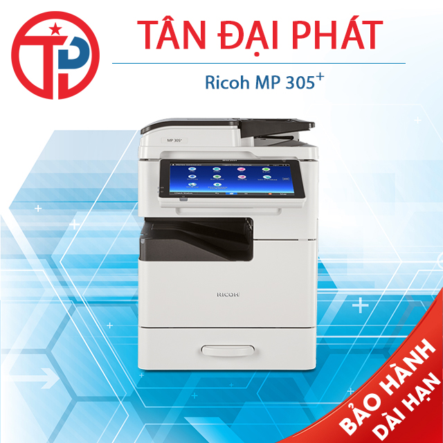 Ricoh MP 305 Trắng Đen-A3 nhỏ gọn