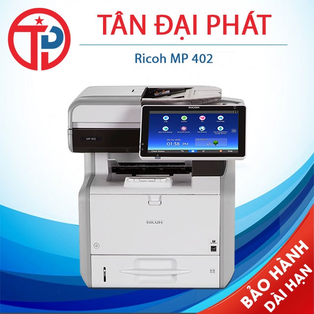 Ricoh MP 402 Trắng Đen-A4